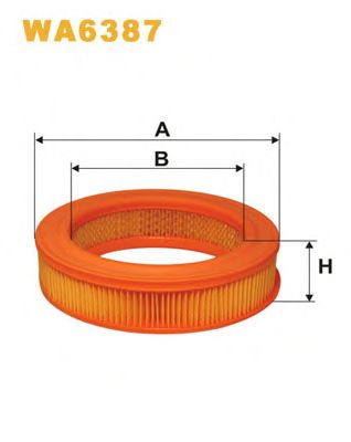 WIX FILTERS wa6387 -  Воздушный фильтр